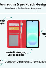 Forterra Forterra Samsung Galaxy A57 Hoesje Bookcase - Rood