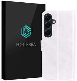 Forterra Forterra Samsung Galaxy A57 Hoesje Bookcase - Wit