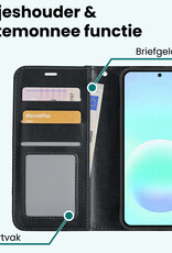 Forterra Forterra Samsung Galaxy A57 Hoesje Bookcase - Zwart