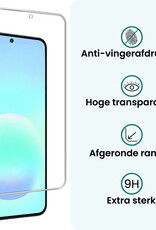 Forterra Forterra Samsung Galaxy A57 Hoesje Bookcase Met 2x Screenprotector - Lichtroze