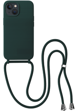 BASEY. BASEY. iPhone 13 Mini Hoesje Met Koord - Donkergroen