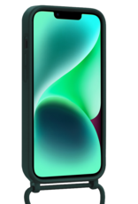 Forterra Forterra iPhone 13 Mini Hoesje Met Koord - Donkergroen