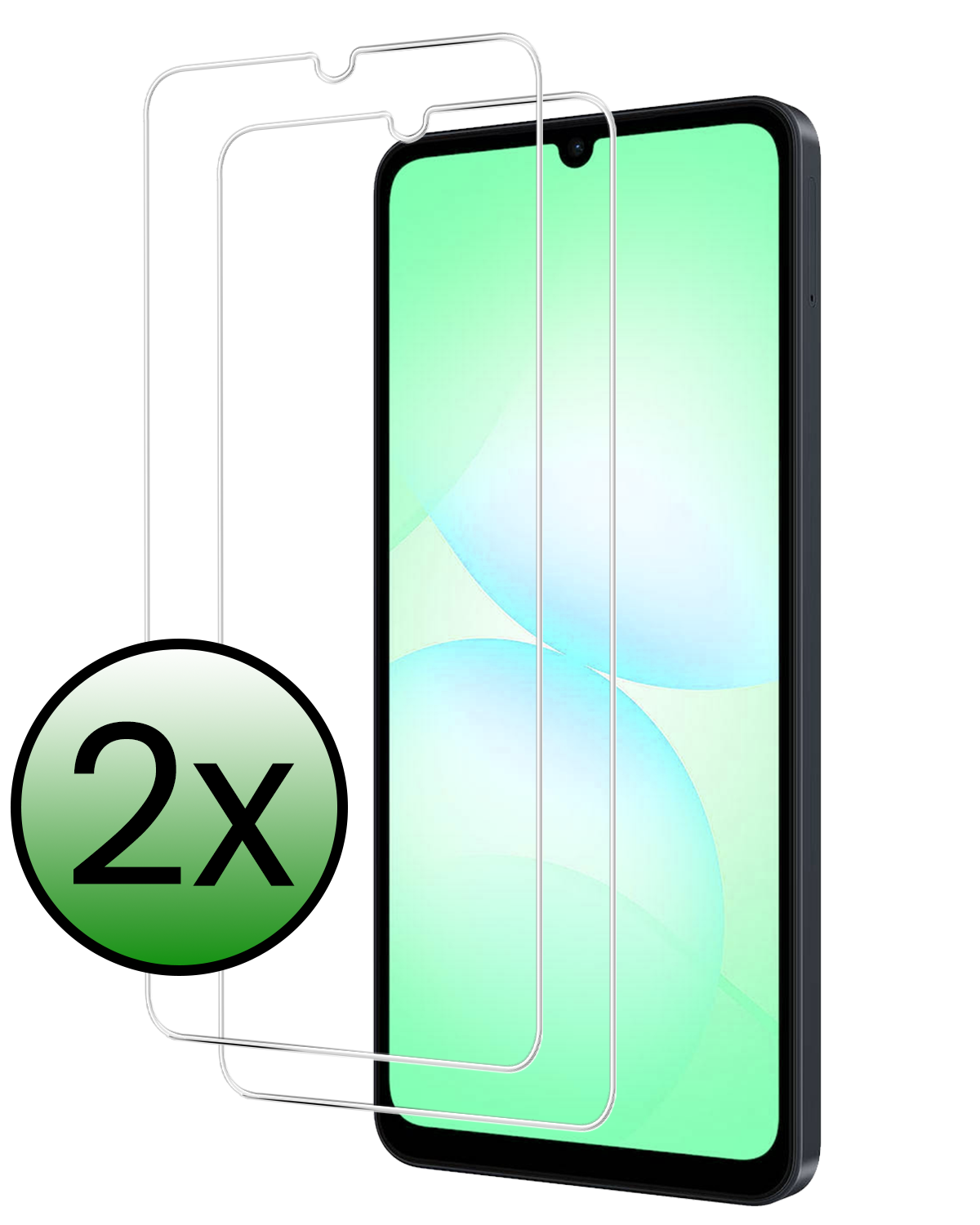 BASEY. BASEY. Samsung Galaxy A07 4G Screenprotector Glas - 2 PACK