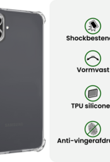 BASEY. BASEY. Samsung Galaxy A07 4G Hoesje Shockproof - Transparant