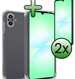 BASEY. BASEY. Samsung Galaxy A07 4G Hoesje Shockproof Met 2x Screenprotector