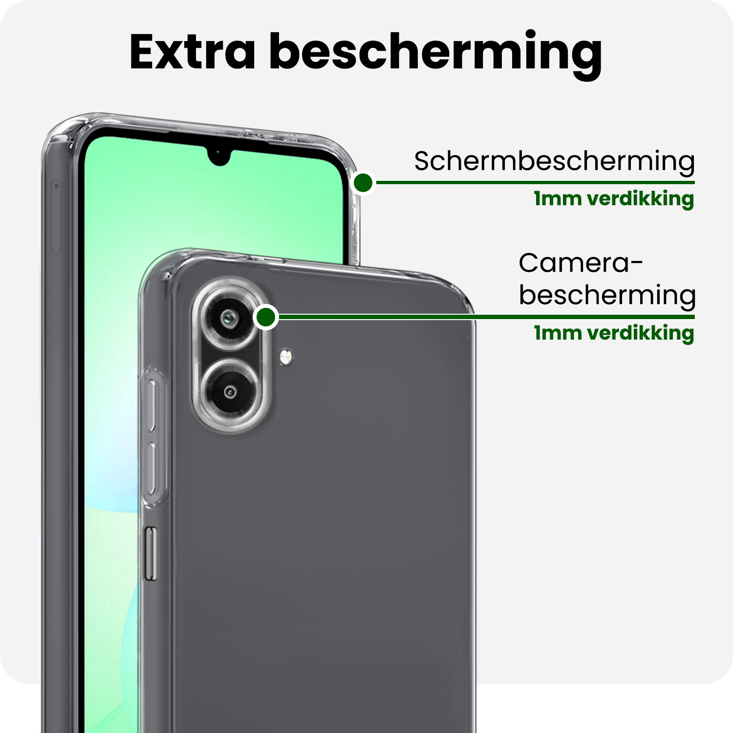 BASEY. BASEY. Samsung Galaxy A07 4G Hoesje Siliconen - Transparant