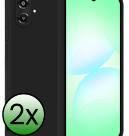 BASEY. BASEY. Samsung Galaxy A07 4G Hoesje Siliconen - Zwart - 2 PACK