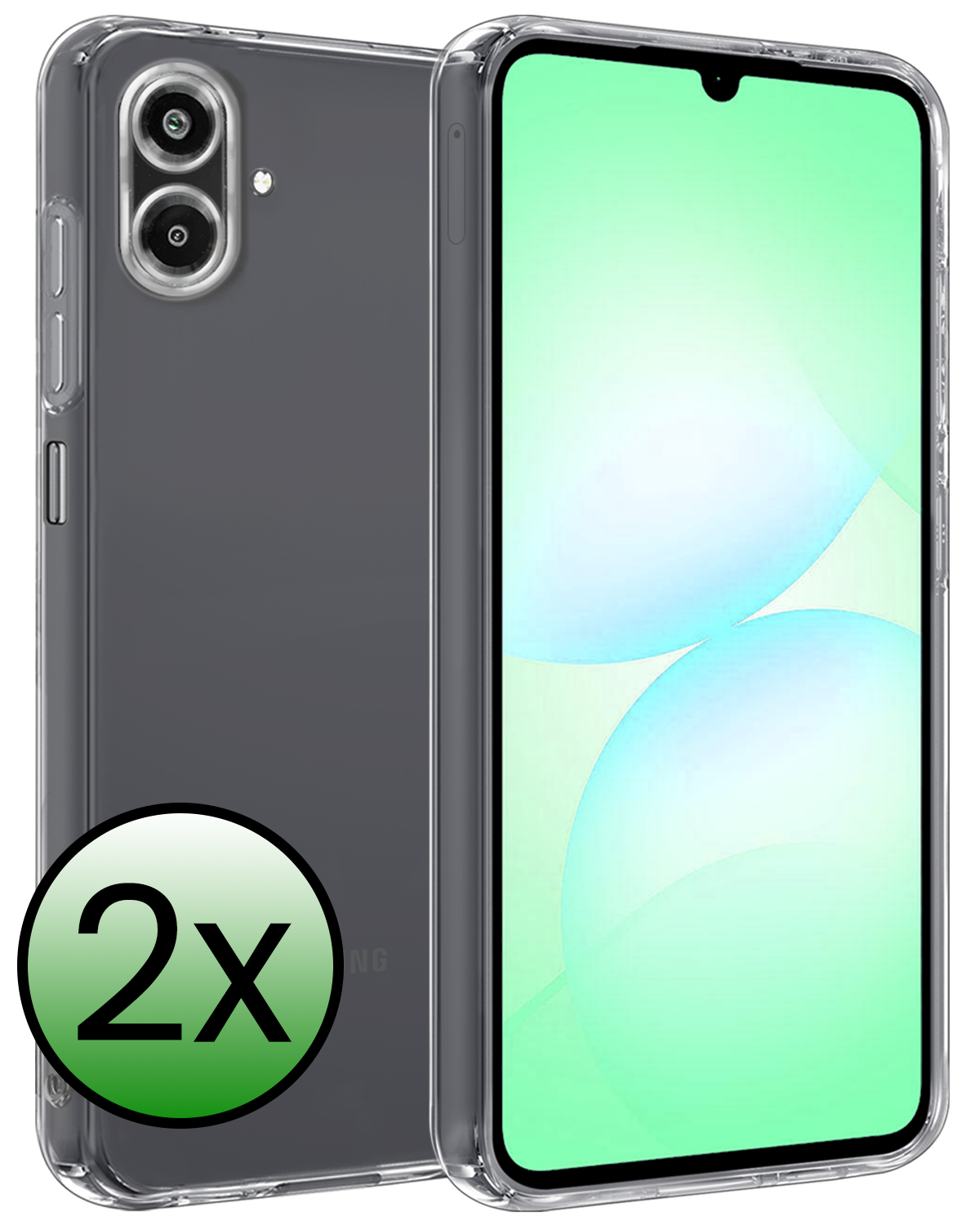 BASEY. BASEY. Samsung Galaxy A07 4G Hoesje Siliconen - Transparant - 2 PACK