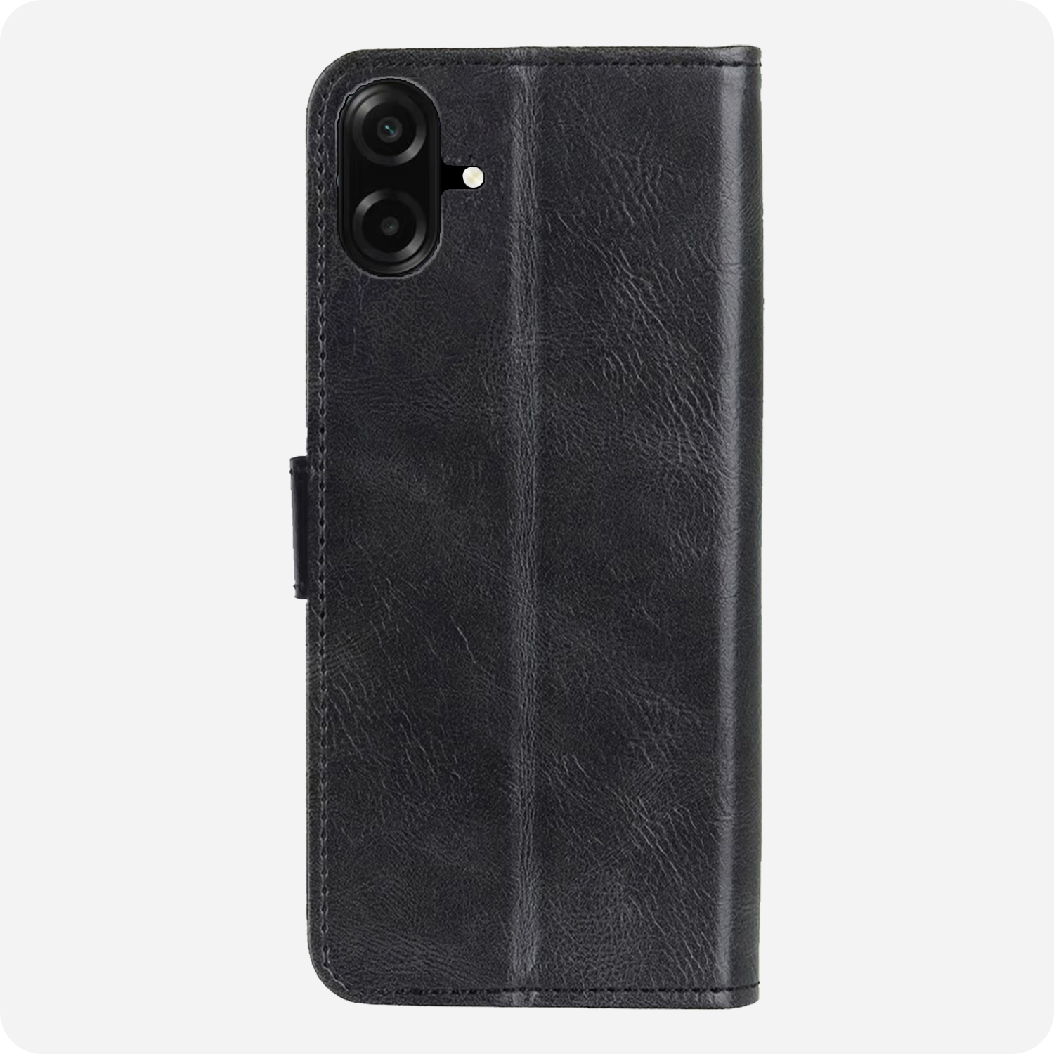 BASEY. BASEY. Samsung Galaxy A07 4G Hoesje Bookcase Met 2x Screenprotector - Zwart