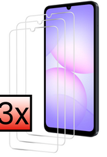 NoXx NoXx Samsung Galaxy A07 4G Screenprotector Glas - 3 PACK