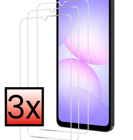 NoXx NoXx Samsung Galaxy A07 4G Screenprotector Glas - 3 PACK