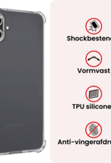 NoXx NoXx Samsung Galaxy A07 4G Hoesje Shockproof - Transparant