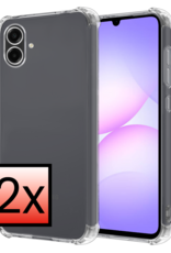NoXx NoXx Samsung Galaxy A07 4G Hoesje Shockproof - Transparant - 2 PACK