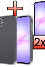 NoXx NoXx Samsung Galaxy A07 4G Hoesje Shockproof Met 2x Screenprotector
