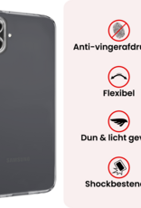 NoXx NoXx Samsung Galaxy A07 4G Hoesje Siliconen - Transparant