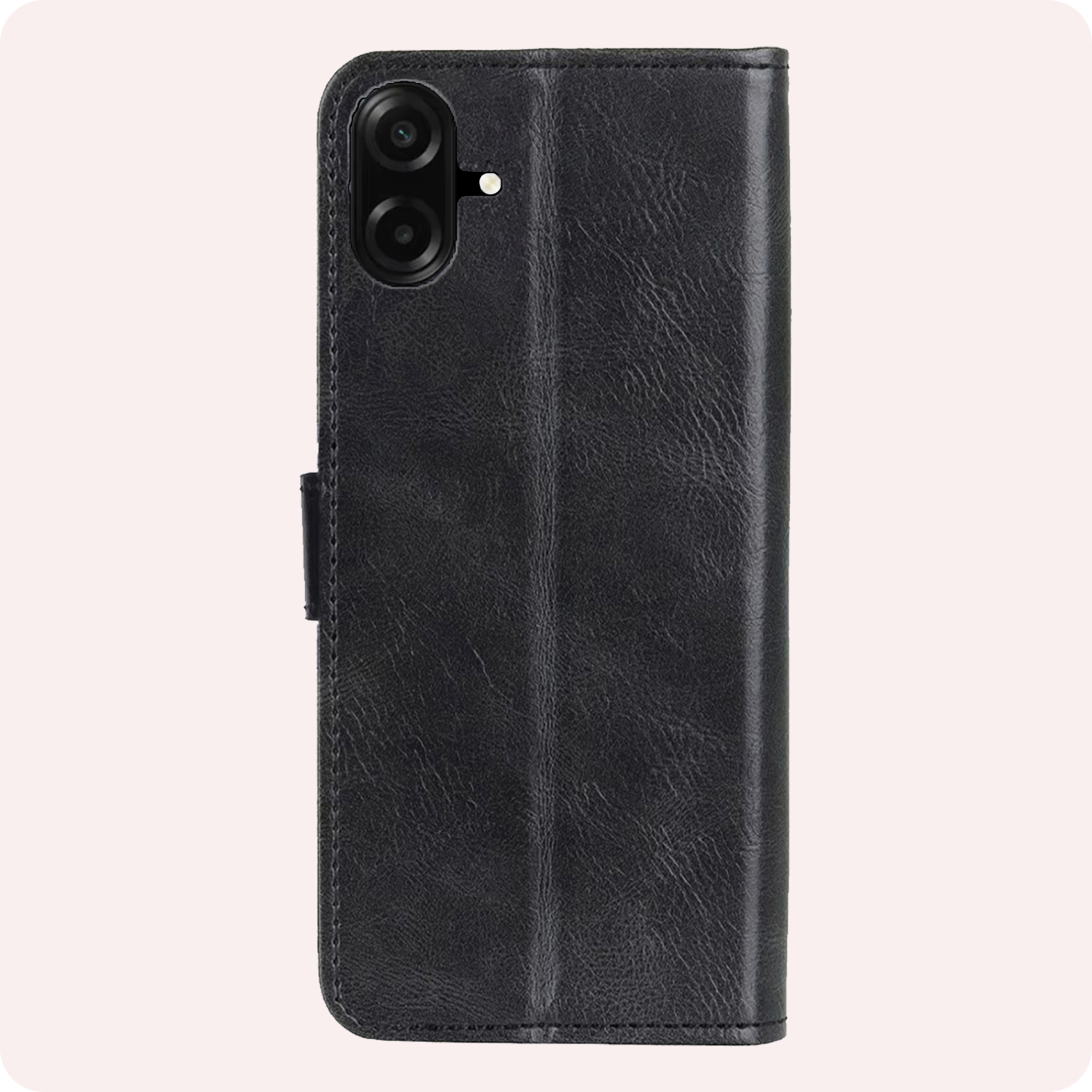 NoXx NoXx Samsung Galaxy A07 4G Hoesje Bookcase Met 2x Screenprotector - Zwart