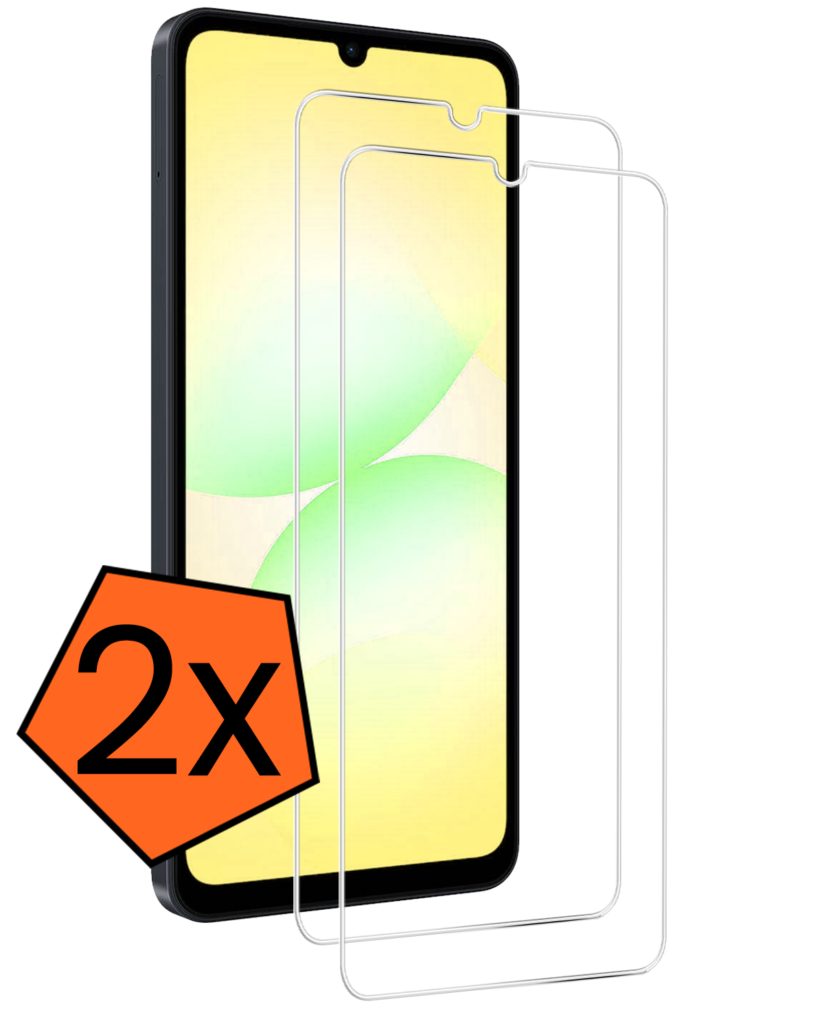 Nomfy Nomfy Samsung Galaxy A07 4G Screenprotector Glas - 2 PACK