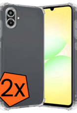 Nomfy Nomfy Samsung Galaxy A07 4G Hoesje Shockproof - Transparant - 2 PACK