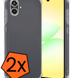 Nomfy Nomfy Samsung Galaxy A07 4G Hoesje Shockproof - Transparant - 2 PACK