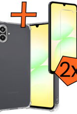 Nomfy Nomfy Samsung Galaxy A07 4G Hoesje Shockproof Met 2x Screenprotector