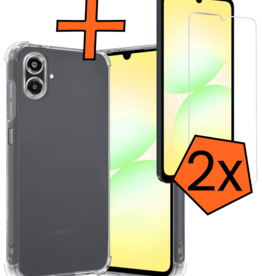 Nomfy Nomfy Samsung Galaxy A07 4G Hoesje Shockproof Met 2x Screenprotector