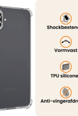 Nomfy Nomfy Samsung Galaxy A07 4G Hoesje Shockproof Met 2x Screenprotector