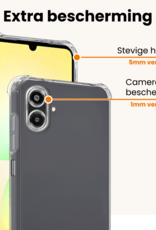 Nomfy Nomfy Samsung Galaxy A07 4G Hoesje Shockproof Met 2x Screenprotector