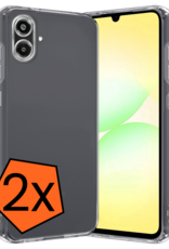 Nomfy Nomfy Samsung Galaxy A07 4G Hoesje Siliconen - Transparant - 2 PACK