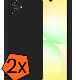 Nomfy Nomfy Samsung Galaxy A07 4G Hoesje Siliconen - Zwart - 2 PACK