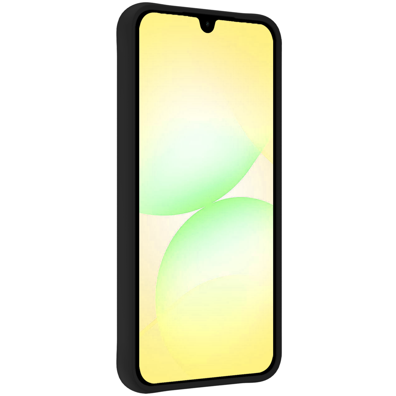 Nomfy Nomfy Samsung Galaxy A07 4G Hoesje Siliconen Met 2x Screenprotector - Zwart