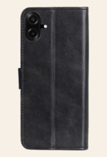 Nomfy Nomfy Samsung Galaxy A07 4G Hoesje Bookcase Met 2x Screenprotector - Zwart