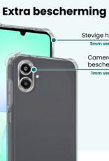 Forterra Forterra Samsung Galaxy A07 4G Hoesje Shockproof - Transparant - 2 PACK