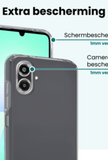 Forterra Forterra Samsung Galaxy A07 4G Hoesje Siliconen - Transparant