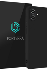 Forterra Forterra Samsung Galaxy A07 4G Hoesje Siliconen - Zwart
