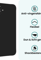 Forterra Forterra Samsung Galaxy A07 4G Hoesje Siliconen - Zwart