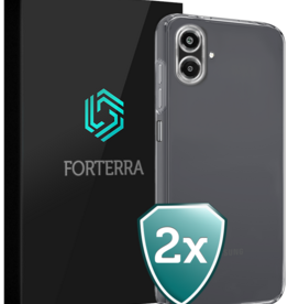 Forterra Forterra Samsung Galaxy A07 4G Hoesje Siliconen - Transparant - 2 PACK