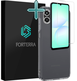 Forterra Forterra Samsung Galaxy A07 4G Hoesje Siliconen Met Screenprotector - Transparant