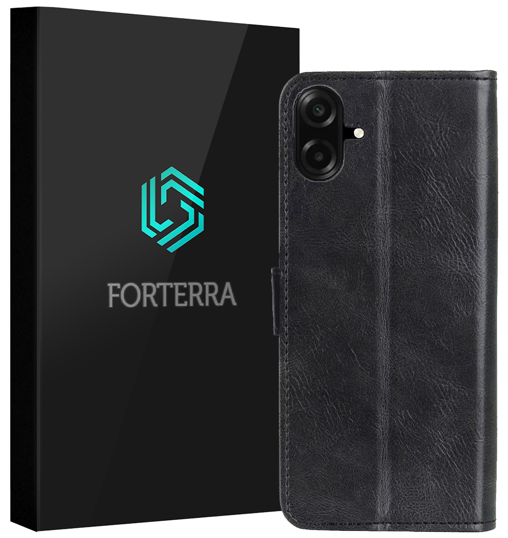 Forterra Forterra Samsung Galaxy A07 4G Hoesje Bookcase - Zwart