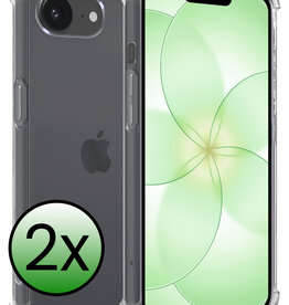 BASEY. BASEY. iPhone 17e Hoesje Shockproof - Transparant - 2 PACK