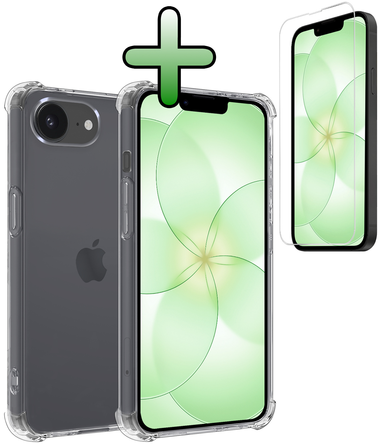 BASEY. BASEY. iPhone 17e Hoesje Shockproof Met Screenprotector Met Dichte Notch