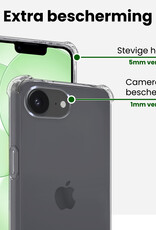 BASEY. BASEY. iPhone 17e Hoesje Shockproof Met Screenprotector Met Dichte Notch