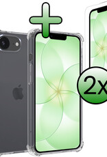 BASEY. BASEY. iPhone 17e Hoesje Shockproof Met 2x Screenprotector Met Dichte Notch