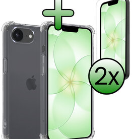 BASEY. BASEY. iPhone 17e Hoesje Shockproof Met 2x Screenprotector Met Dichte Notch