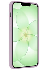 BASEY. BASEY. iPhone 17e Hoesje Siliconen - Lila - 2 PACK