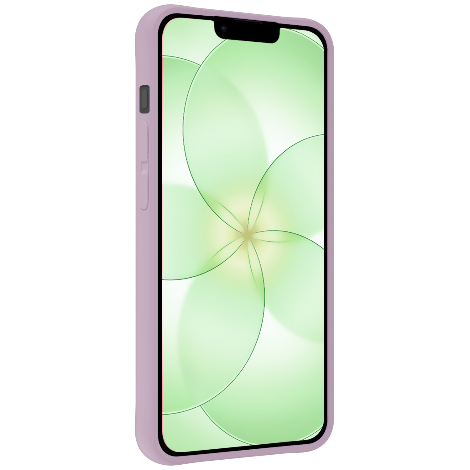 BASEY. BASEY. iPhone 17e Hoesje Siliconen Met Screenprotector Met Dichte Notch - Lila