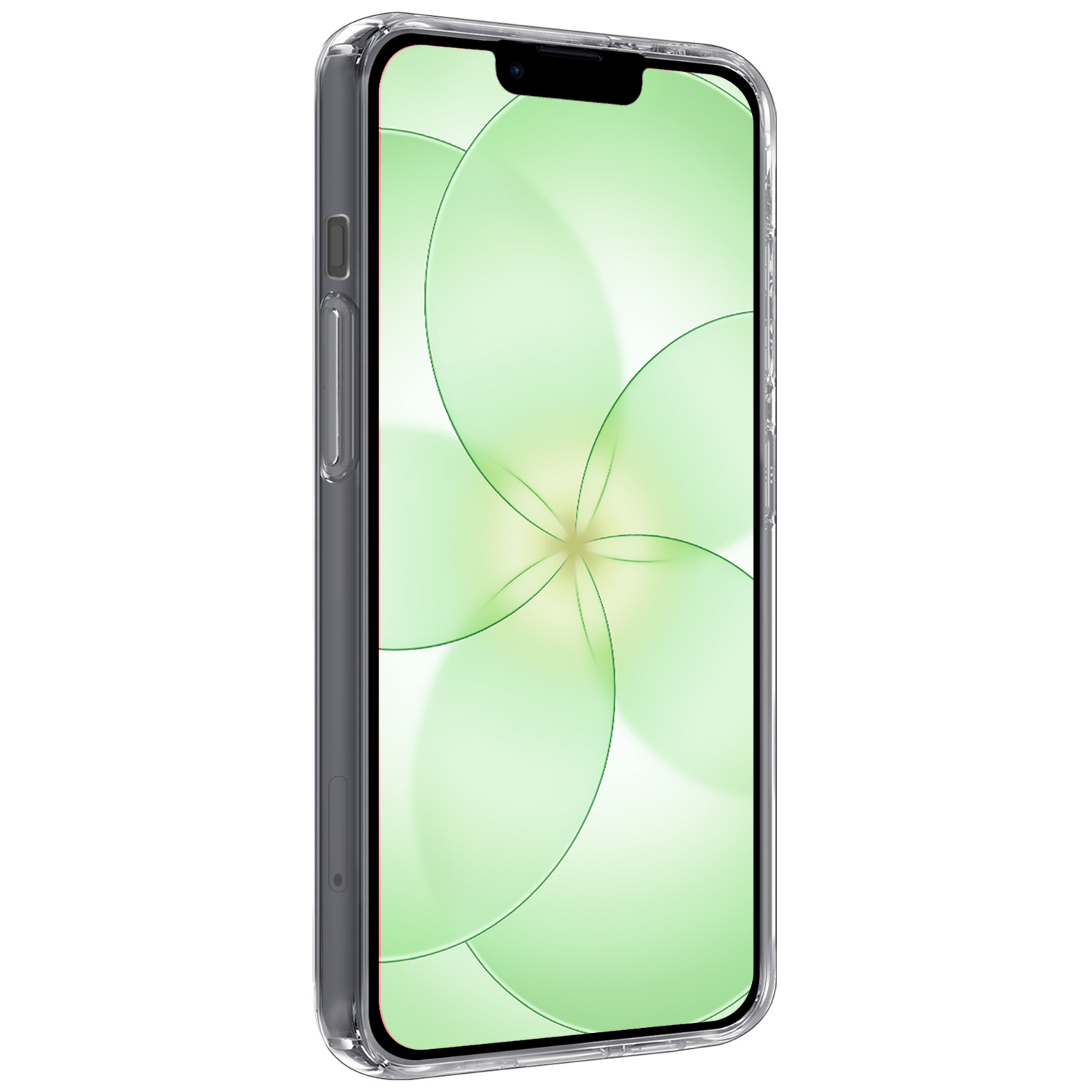 BASEY. BASEY. iPhone 17e Hoesje Siliconen Met 2x Screenprotector Met Dichte Notch - Transparant