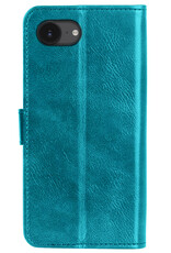 BASEY. BASEY. iPhone 17e Hoesje Bookcase - Turquoise