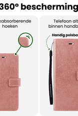 BASEY. BASEY. iPhone 17e Hoesje Bookcase Met Screenprotector - Rose Goud