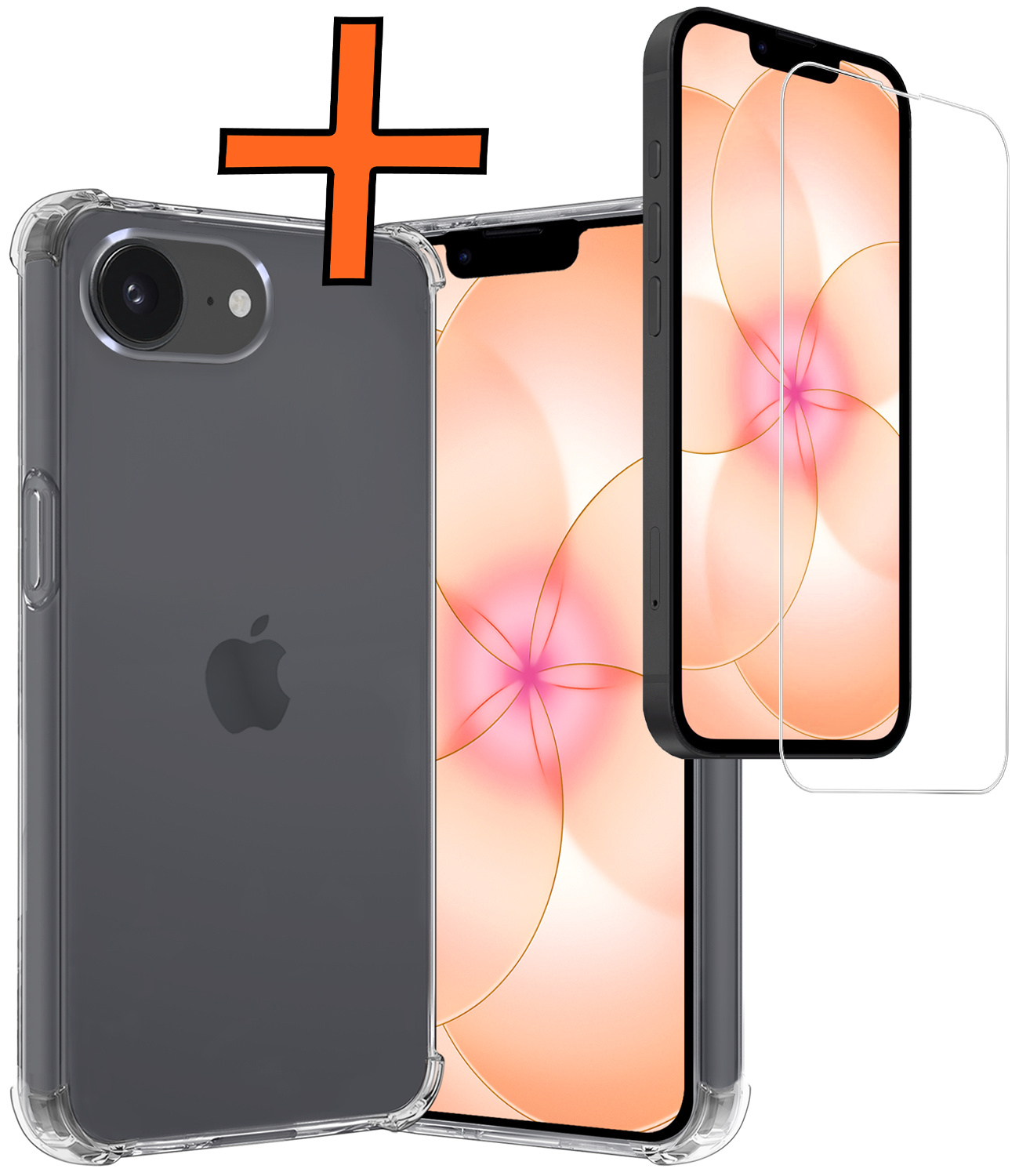 Nomfy Nomfy iPhone 17e Hoesje Shockproof Met Screenprotector Met Dichte Notch