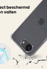 Nomfy Nomfy iPhone 17e Hoesje Shockproof Met 2x Screenprotector Met Dichte Notch